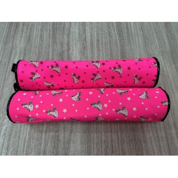 Portaruedas (8) rosa fluor...