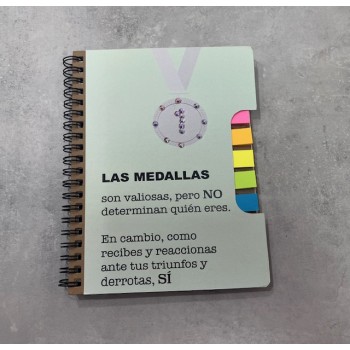Libreta  "Las medallas son...