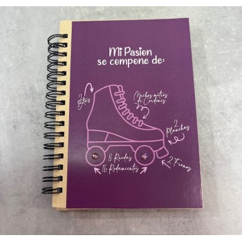 Libreta kraft " Mi pasión...