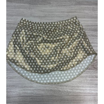 Falda ESTRELLAS DORADA BRILLO