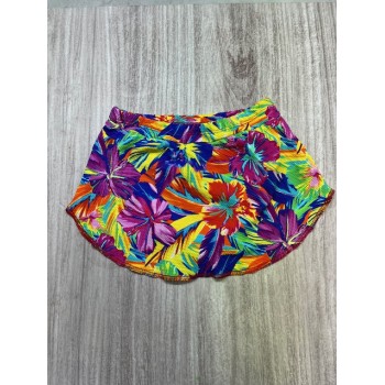 Falda estampada multicolor