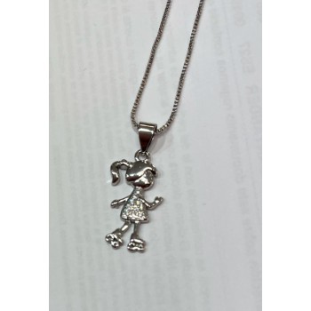 Collar niña patinadora