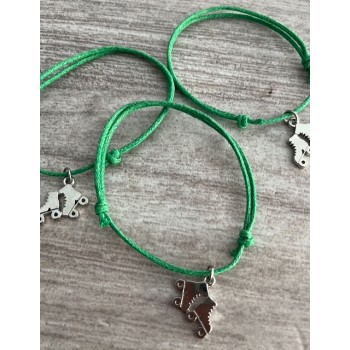 Pulsera con Patines Metalico