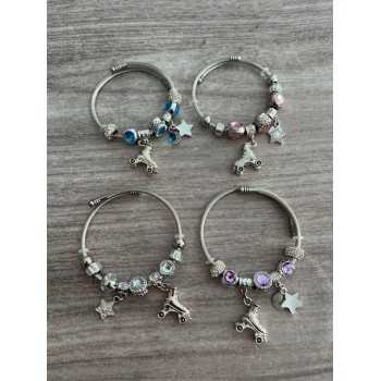 Pulsera con abalorios