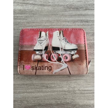 Monedero con diseño patinaje