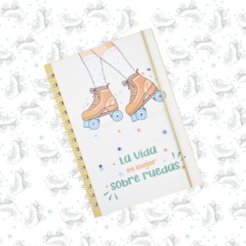 Libreta  Kraft " La vida es...